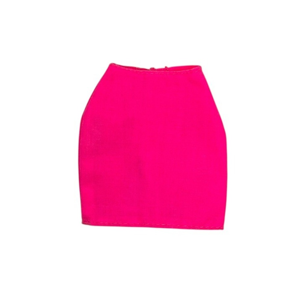 VTG‎ 90s Barbie Neon Pink Pencil Skirt Doll Accessory Clothing